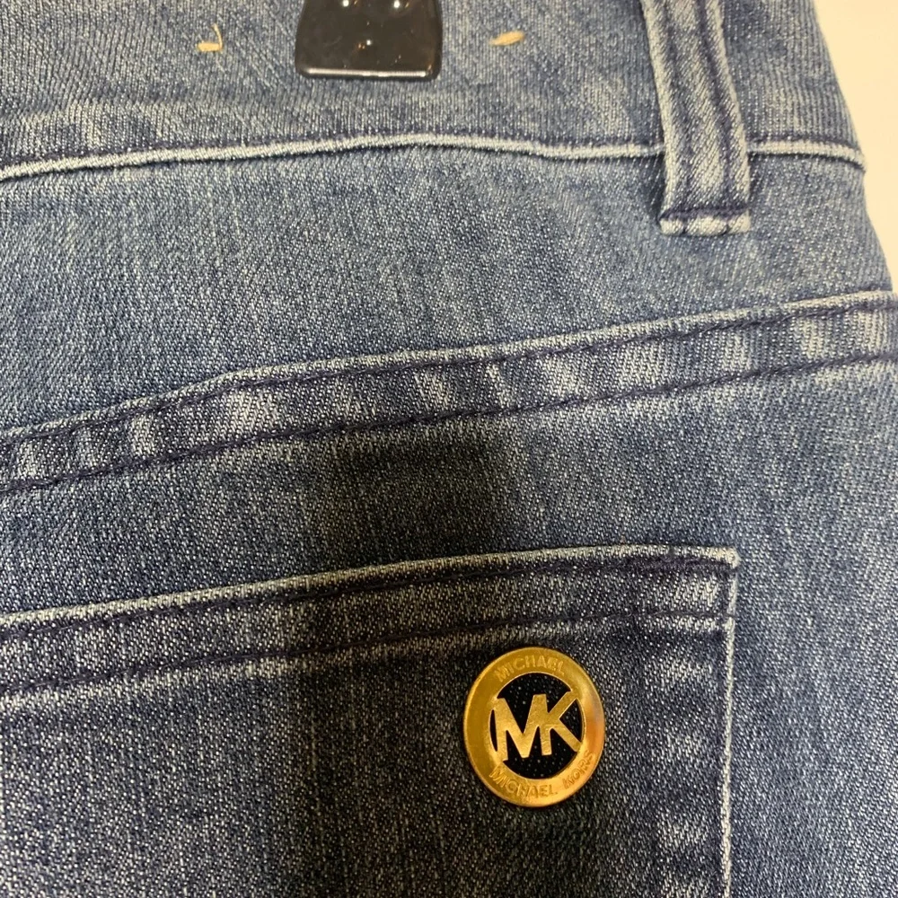 Michael Kors‎ Izzy Skinny Raw Hem Cropped Jeans